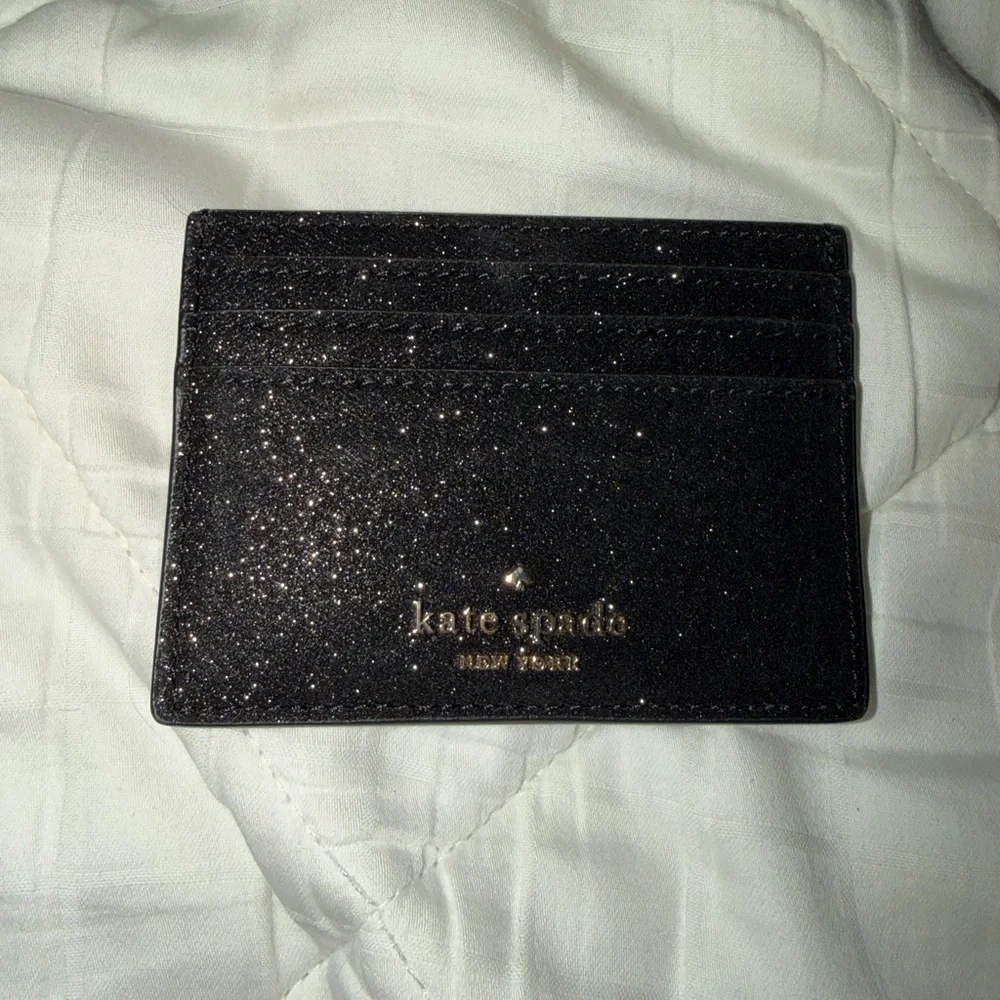kate spade New York Black Leather Cardholder